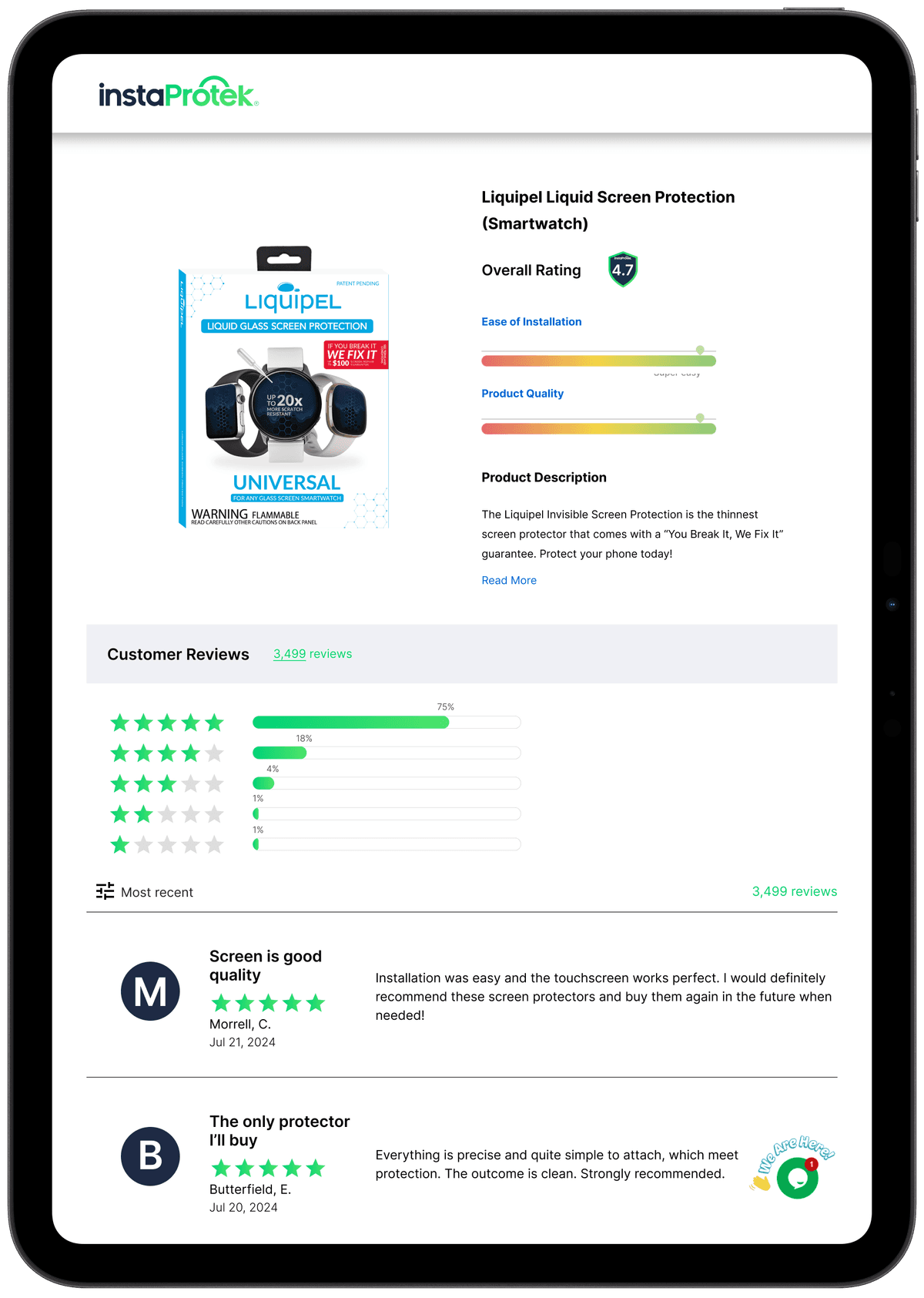 instaProtek technology overview banner poster